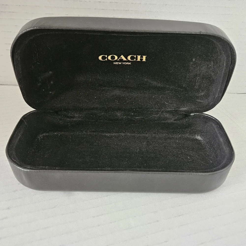 Coach black sunglasses‎ case